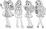 Ever After High Coloring Pages Getdrawings Cerise Hood sketch template