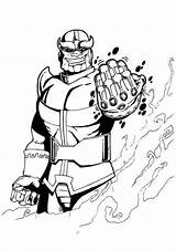 Thanos Coloring Pages Avengers Print Printable Para Color Endgame Infinity Marvel Imprimir Darkseid Sketch Mightiest Heroes Super Size Artigo Template sketch template