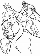 Coloring Pages Bear Brother Kenai Kids Disney Printable Drawing Favorite Movies Adult Visit sketch template