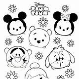 Tsum Printable Coloring Disney Pages Sheets Colouring Cute Mamageek Print sketch template