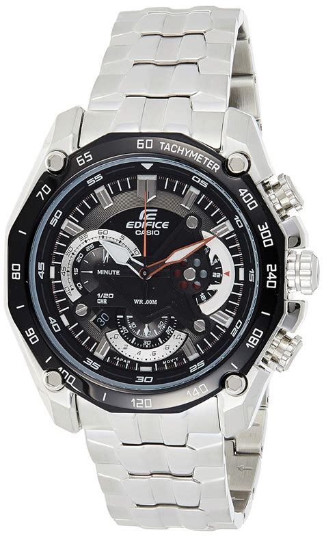 buy casio edifice chronograph black dial men s watch ef 550d 1avdf