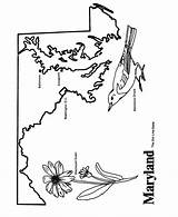 Maryland Coloring Pages State Map Missouri Printables Outline Printable Usa Color Md Books Print Choose Board States Getcolorings Go Flag sketch template