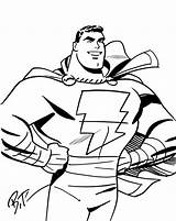 Shazam Timm Comicartfans Herois sketch template