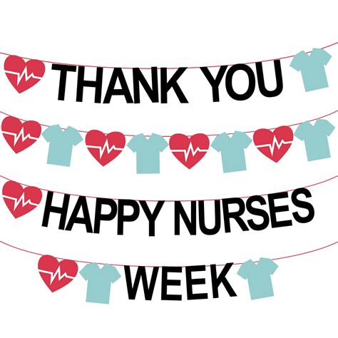 buy happy nurses week banner   nurses party decorations nurse
