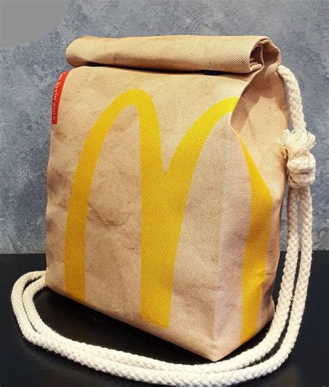 mcdonalds style handbag waterproof small bag recycled etsy