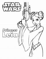 Leia Coloring Princess Pages Star Wars Color Printable Kids Timeless Miracle Getcolorings Cartoon Sheet Comments sketch template