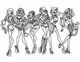 Coloring Pages Winx Winks Girls Colouring Printable Club Color Getdrawings Popular Coloringhome sketch template