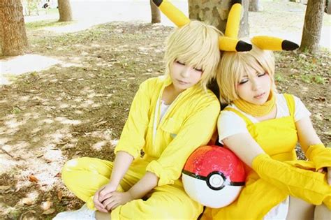 Pokemon Cosplay Kawaii Pokemon Pikachu Cosplay Couple