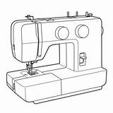 1409 Naaimachine Macchina 1408 Cucire 1412 Maquina Promise Coser Costura Sewingmachine Naaimachines sketch template