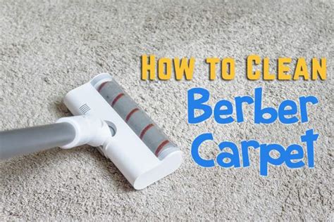 clean berber carpet safely