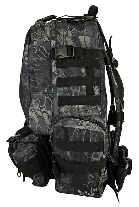 4pc Highland Backpack Bug Out Bag Day Pack Tactical Military Survival