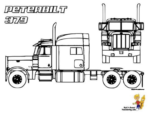 freightliner semi truck coloring pages coloring pages ideas