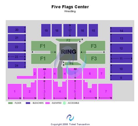 flags center seating chart