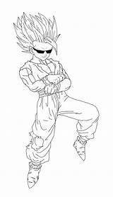 Gohan Coloring Goku Super Saiyan Pages Dragon Ball Goten Kobe Drawing Color Printable Bryant Colorings Getcolorings Kids Print Getdrawings Vegeta sketch template