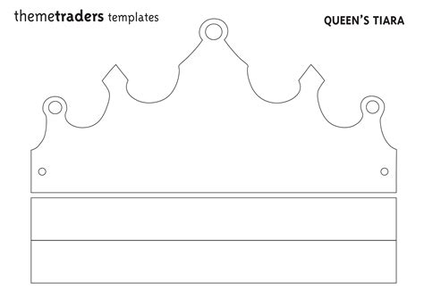 printable crown pattern