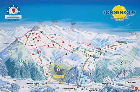 ski map ski arlberg austria