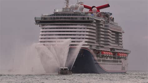 mardi gras largest ship  carnival cruise   port canaveral