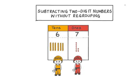 double digit subtraction  regrouping printable  digit subtraction  regrouping