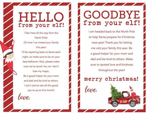 elf goodbye letter template  business professional template