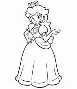 Peach Mario Princess Coloring Pages Kids Baby Kart Printable Pitch Colouring Drawing Print Giant Super Color Princes James Themes Getcolorings sketch template