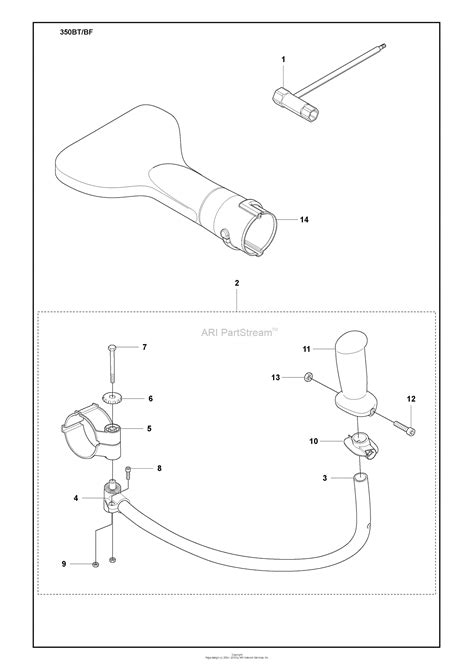 husqvarna  bt   parts diagram  accessories