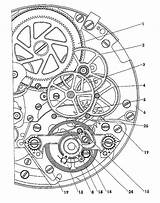 Drawing Patent Clock Movement Gears Drawings Mechanical Clockwork Mechanics Invention Google Patents Technical Diagram Repair Watches Inventions Machine Steampunk Getdrawings sketch template