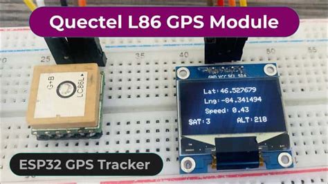 esp gps tracker   gps module oled display