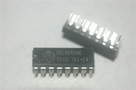 Sss Scl4050be 16 Pin Dip Kex Buffer Ic New Lot Quantity 10