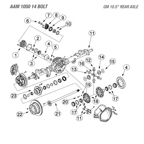 gm  bolt  rear axle differential parts catalog west coast differentials