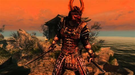 skyrim mod akaviri samurai armor by hothtrooper44 youtube