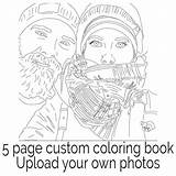 Book Coloring Custom Color Personal Favorite Made Adult Personalized sketch template