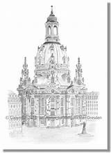 Dresden Frauenkirche Signierter Kunstdruck Zoomen Zum sketch template