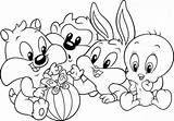 Looney Tunes Coloriage sketch template