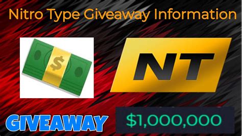 nitro type giveaway information youtube