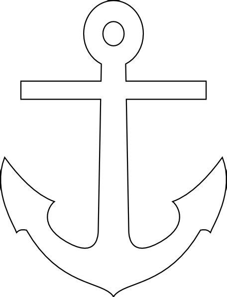 pin  lovely anchor  anchor printable anchor stencil applique