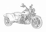 Harley Motorcycle Trike Bestappsforkids Kolorowanka Druku Drukowania Finn Missile sketch template