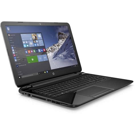 hp black   fwm laptop pc  intel celeron  processor gb memory gb hard