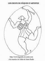 Niki Phalle Grundschule Danseuse Oeuf sketch template