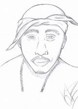 Tupac Drawing 2pac Shakur Drawings Getdrawings sketch template