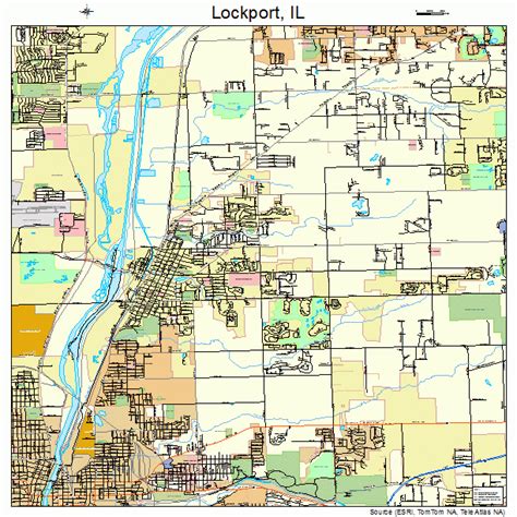 lockport illinois street map