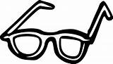 Cartoon Clipart Eyeglasses Clipground Cliparts sketch template