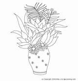 Lotus Flowers Rousseau Henri sketch template