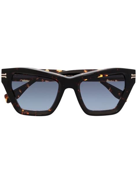 marc jacobs tortoiseshell square frame sunglasses shopstyle