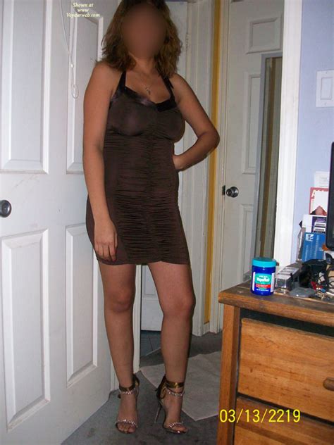 Nina In Her Sexy Heels And Club Dress January 2009