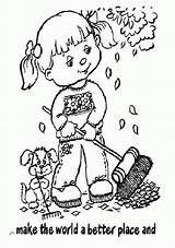 Varrendo Menina Scouts Promise Cachorrinho Rua Responsible Activities Brownie Tudodesenhos Cutiutafermecata Petals sketch template