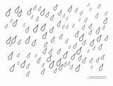 Rain Drawing Drops Templates Cloud Coloring Template Weather Kids Pages Getdrawings Water Sun Printables sketch template