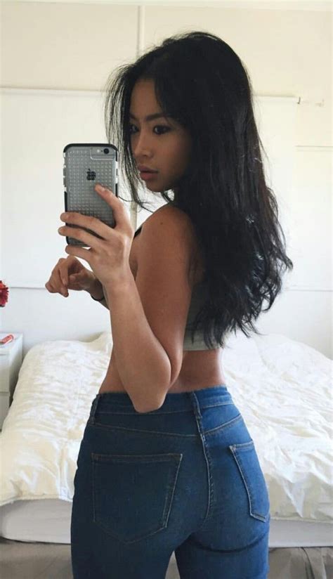 that ass in jeans selfie jeans pinterest asian