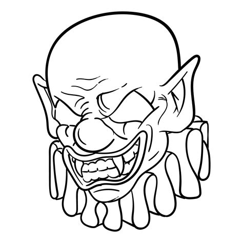 scary coloring pages halloween