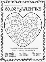 Valentine Grade Classroom Coloring Activities Project sketch template