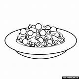 Pasta Coloring Pages sketch template